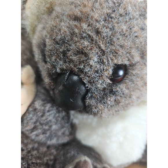 Vintage (1999) Discovery Channel Koala Plush with Pouch and Baby 14" See Pics - Picture 3 of 6